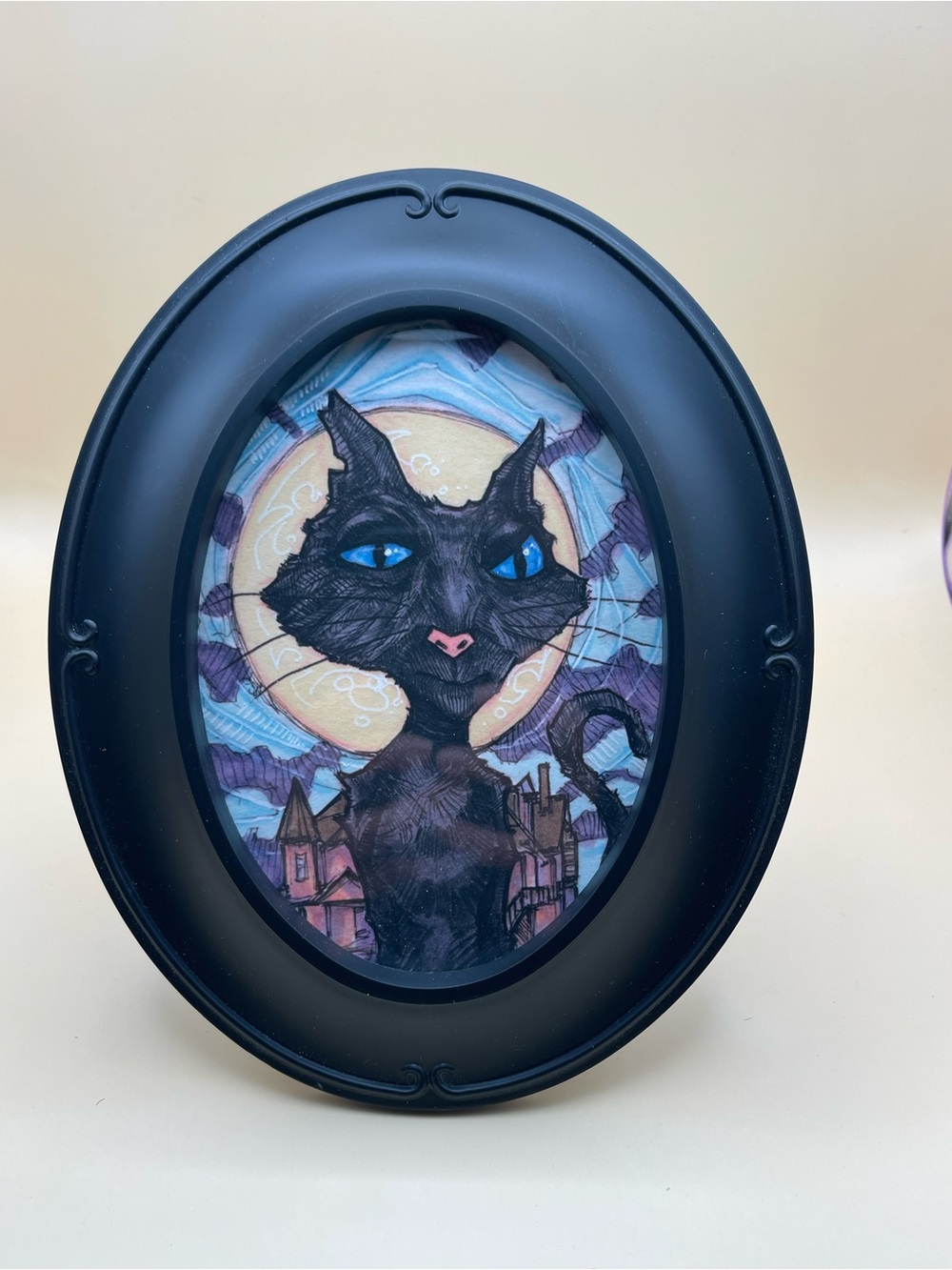 Coraline Jones Cat Movie Framed Art Print By Chris Oz Fulton Signed